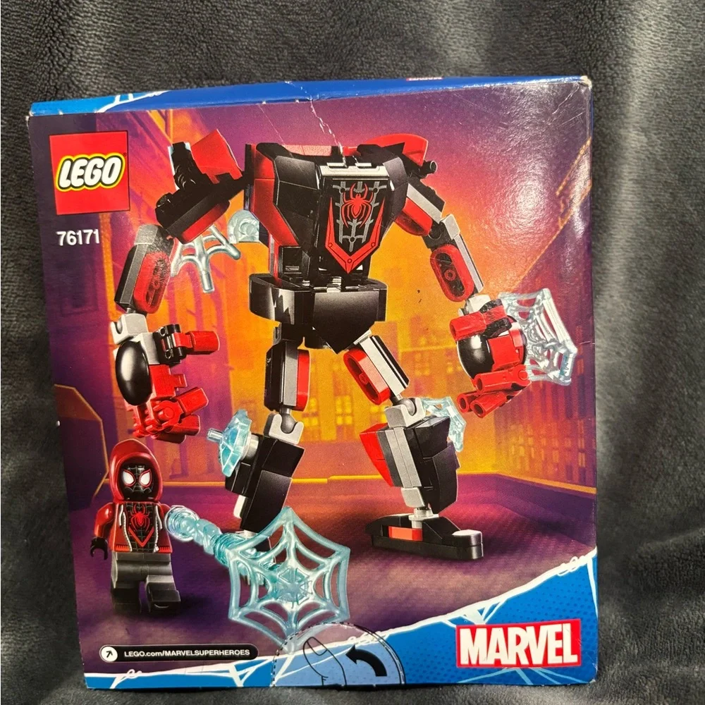 LEGO‎ Marvel Spider-Man Miles Morales Mech Armor 76171, New 2021 (125 Pieces)